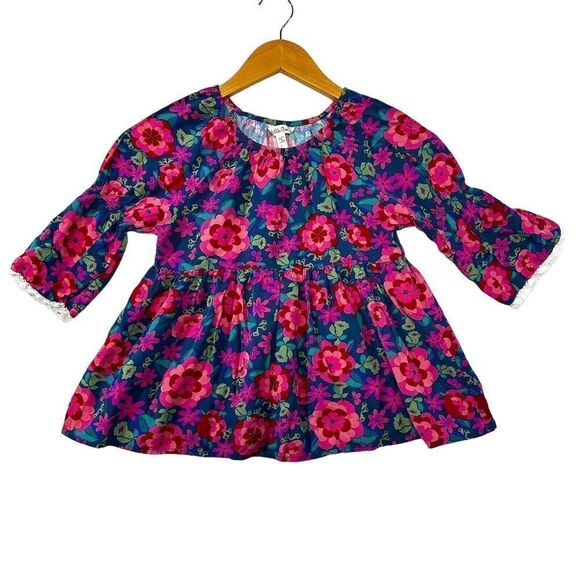 Girls Matilda Jane Moments with you Poinsettia Top size 8 Boho Peasant Shirt - Picture 1 of 8